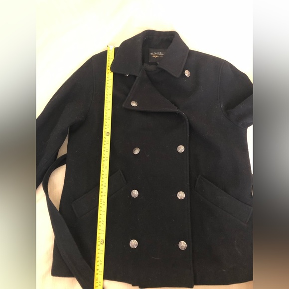 Metropolitan New York 10001 - Shell 100% Wool Pea Coat Size 4 **used** - Picture 3 of 10